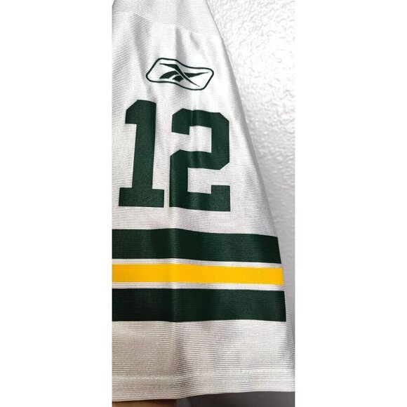 Reebok NFL Green Bay White Rogers #12 Jersey Size XL - Picture 4 of 8